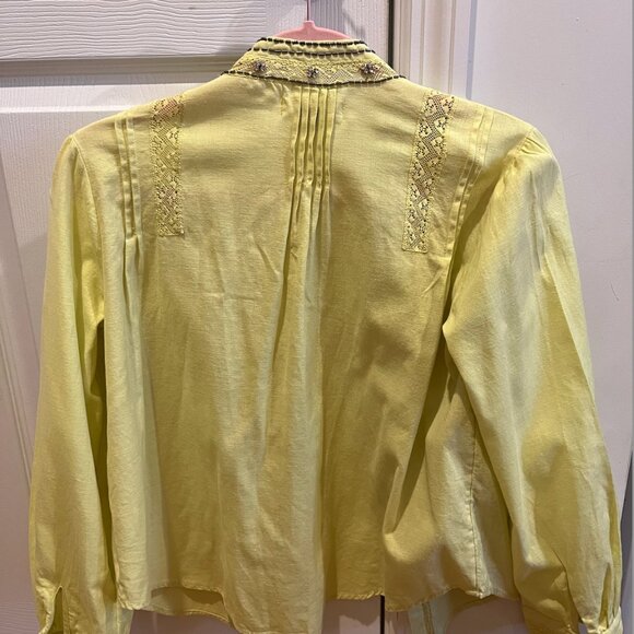 Anthropologie Pilcro Nayeli Beaded Buttondown - Picture 4 of 4